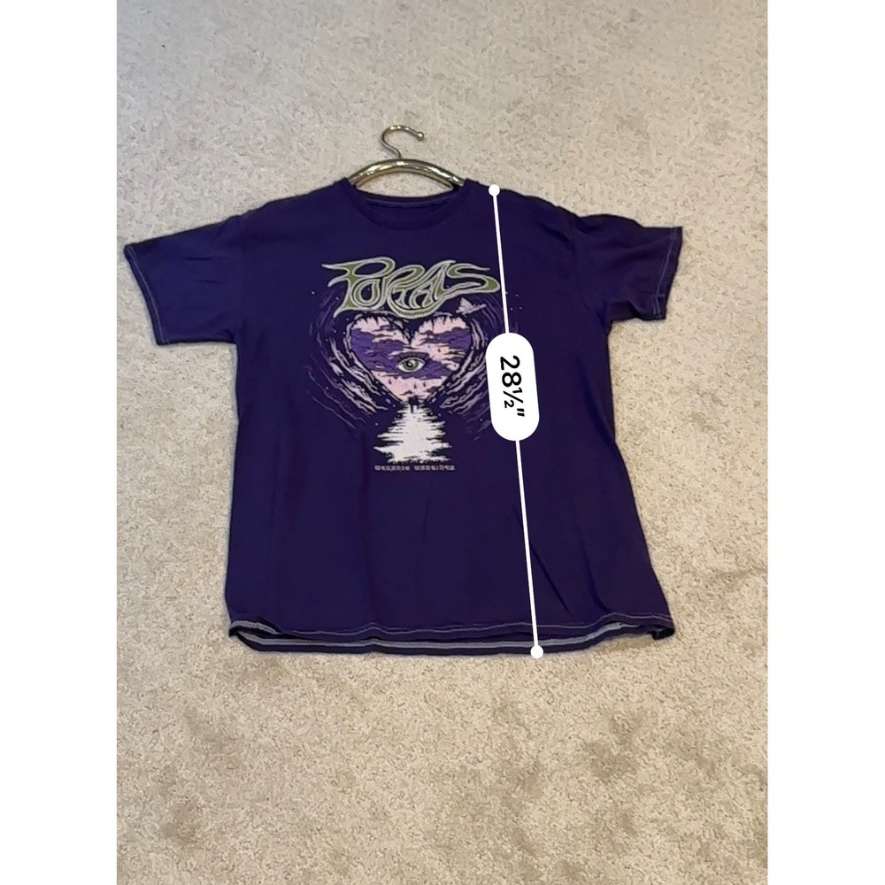 Melanie Martinez Portals Tour Graphic‎ T-Shirt Purple Contrast Stitching Medium - Picture 5 of 5